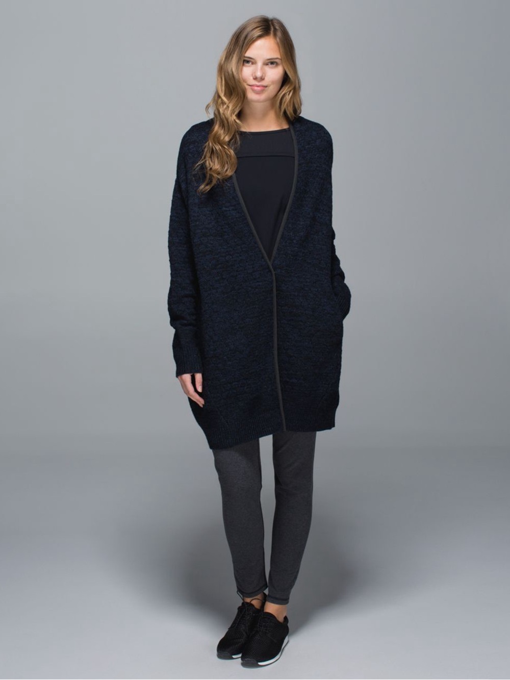 Lululemon Cardi All Day
Heathered Inkwell / Black